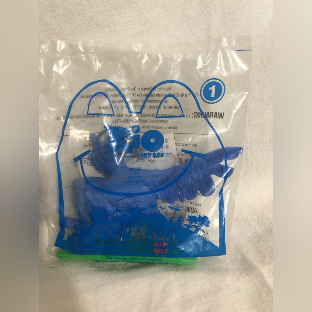Blu from Rio McWorld happy meal